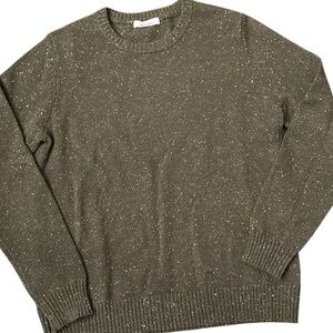 Jac+Jack Jac Jack 100% Merina Wool Spreckled Speckled Tweed Style Sweater Mens M